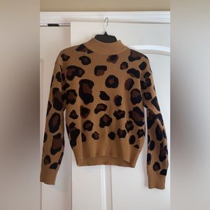 An turtle cheetah sweater!!